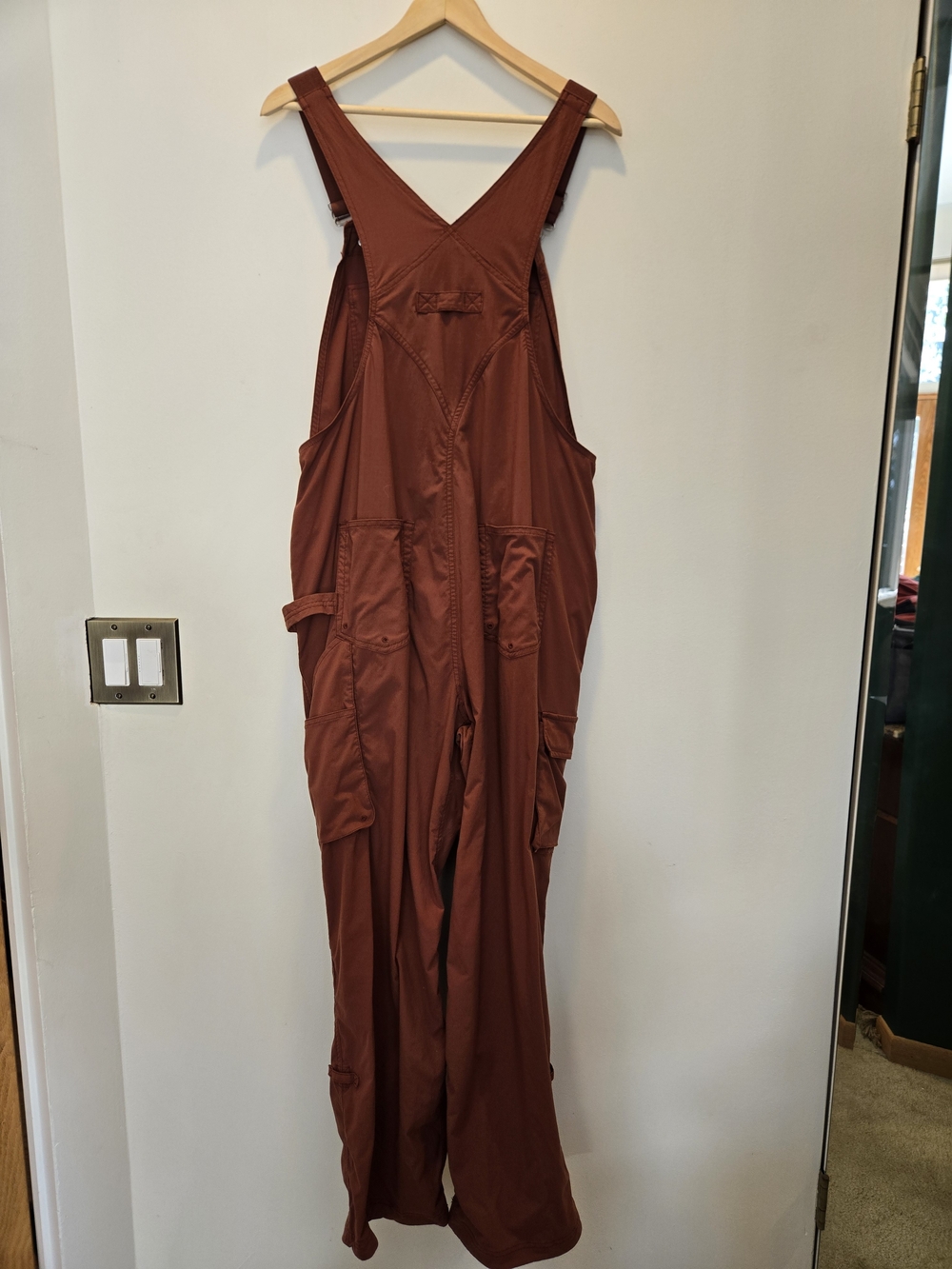 Brick Red Women's Workwear Overalls Duluth - Picture 10 of 11